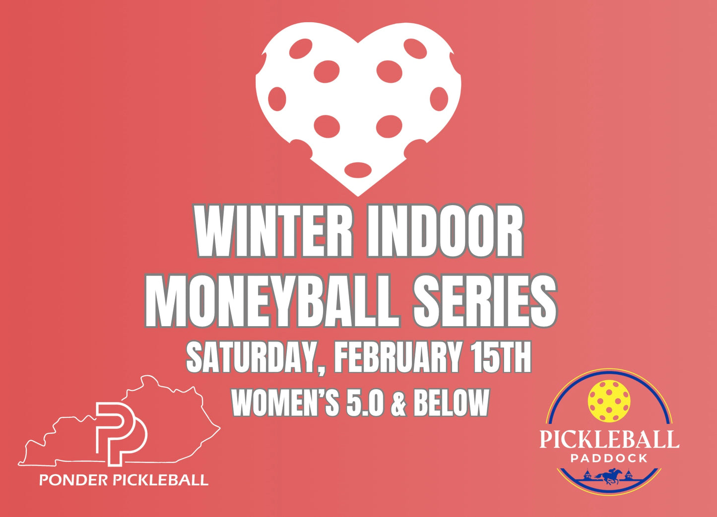 February 15th - Women's 5.0 & Below Division - Winter Indoor Moneyball Series