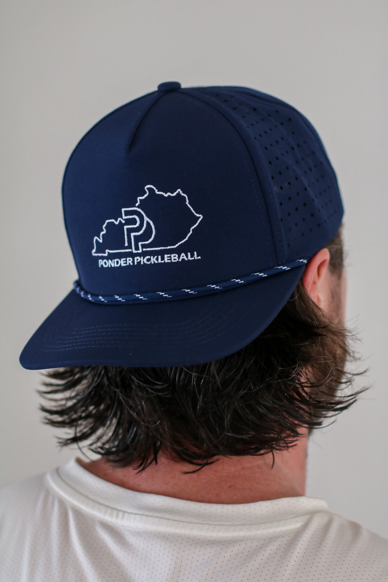 Ponder Pickleball Navy Rope Hat